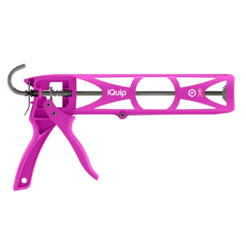 iQuip Skeleton Caulking Gun - Limited Edition Pink - TradeGear