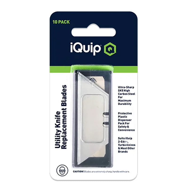 iQuip ZORR Utility Knife Replacement Blades - 10 Pack - TradeGear