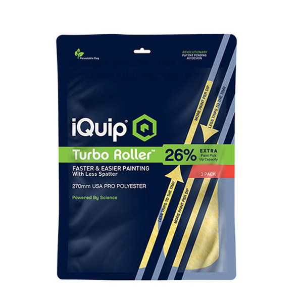 iQuip Turbo Professional Roller Sleeve - 11mm Nap - TradeGear