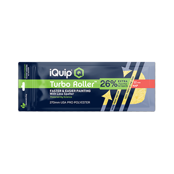 iQuip Turbo Professional Roller Sleeve - 22mm Nap - TradeGear