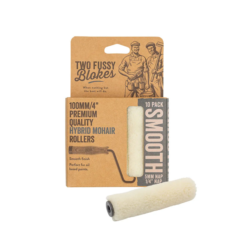 TWO FUSSY BLOKES 100mm Mohair Mini Roller 5mm Nap - TradeGear